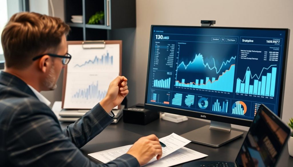 Business leader reviewing strategic plans in light of UK Q2 2025 GDP growth data