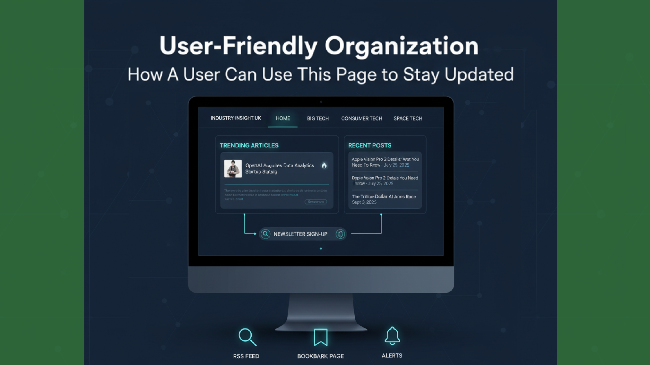 How a User Can Use This Page to Stay Updated